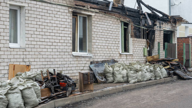 Professional Fire Damage Removal technician working in New Windsor, MD